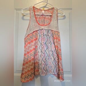 No Boundaries boho tank top